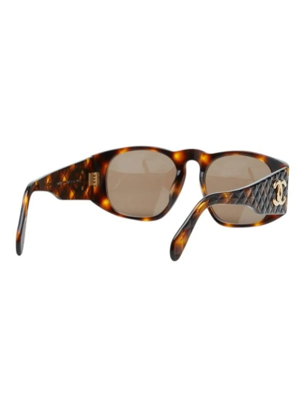 Chanel CC Logo Sunglasses Brown Acetate Eyewear